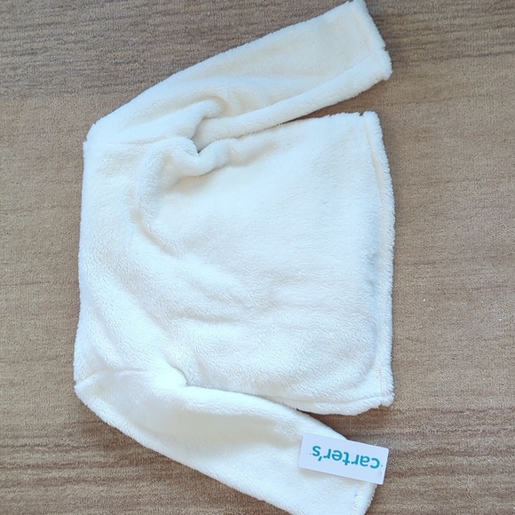 NWT Carter's 2T Hooded Cream Fleece - Picture 7 of 7